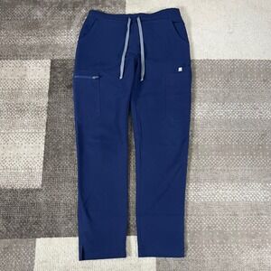 Figs Yola Skinny Scrub Pants Womens XSP Navy Blue TW2000P Technical Collection